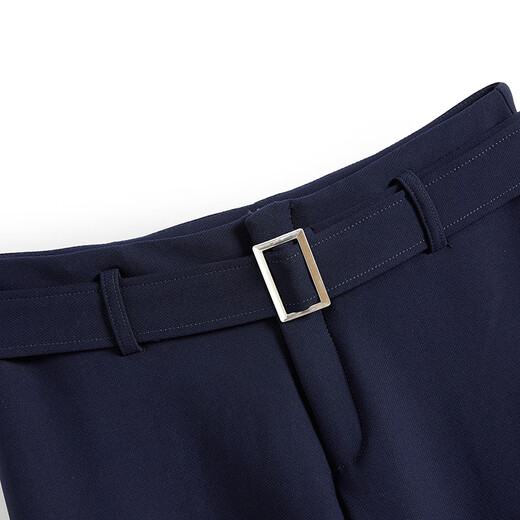 
Her pool high-waisted casual trousers for women in 2025 autumn new simple temperament slim and fashionable wide-leg trousers for women