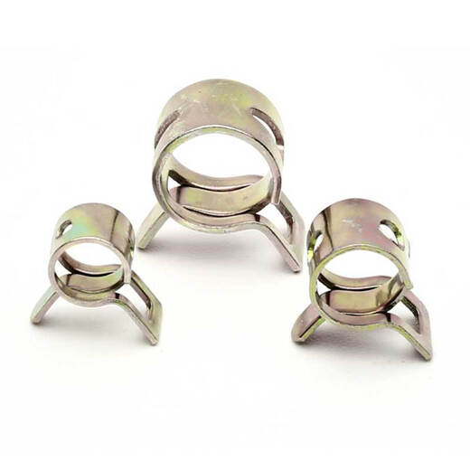 Travail féroce Brombille élastique CEinard en acier Couidre de ressort Pince en acier à main Pinche à main tuyau d'eau de tuyau d'huile 65 MANGANEAT ACIER CLAMP Q673B DIAMER INTER DIAMER 12,5 mm [20 pièces]
