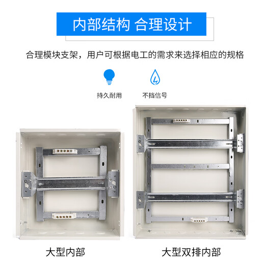 Chuangyou PZ30 Schaltkreis-Verteilerkasten, Aufputz-Haushalts-Luftschaltkasten, verdeckter Starkstromkasten, nationaler Standard, Elektrokasten, Hauptsteuerung, nationaler Standard, 20 Schaltkreise, Aufputz