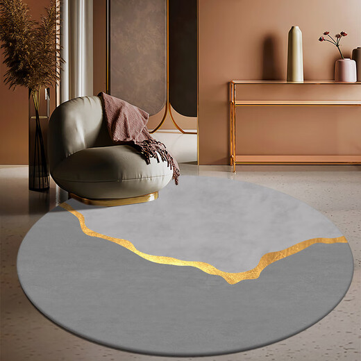 Shantou Lincun Studie Floor Matte Runde PV Runde Ledermatte schrubbierbar kostenlos Waschpv wasserdichte öldichte Fußmatte Computerstuhl PU Runde Nr. 1047 Anzahl von 1 Teilen 60 cm Durchmesser Runde