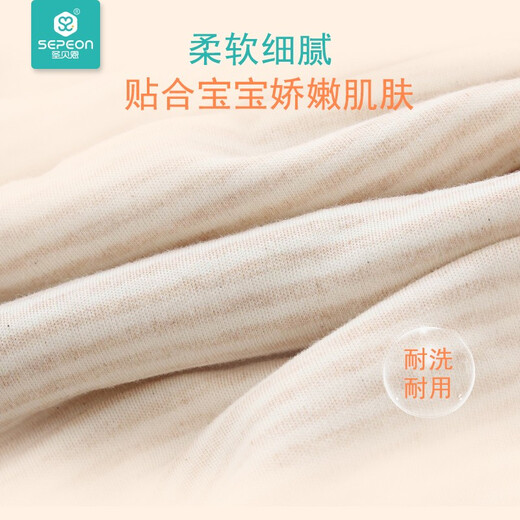 Saint Bain (sepeon) cartoon baby blanket pure cotton thickened newborn autumn and winter supplies baby can take off the bile when going out in winter Bear baby (can take off the bile) 98*98cm