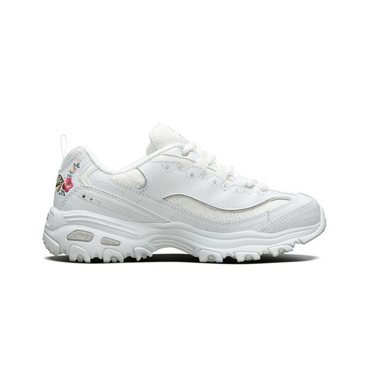 
Skecher Fashion Casual Women's Fashion Embroidered Panda Shoes 11977 White/WHT 35