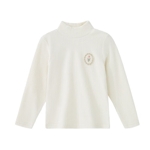 DEESHA children's clothing girls 2025 sweet basic versatile half-turtle collar pit multi-color bottoming shirt for middle and large children