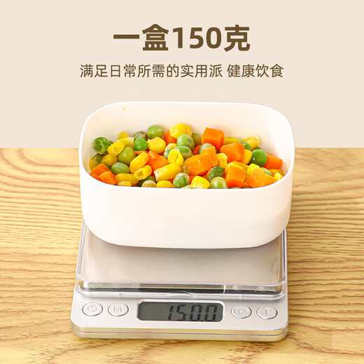 Pupan Rice Emballage Boîte réfrigérateur Boîte de rangement Boîte de rangement Boîte à micro-ondes Chauffage 7 packs CZ6627 Boîte de fraîcheur scellée multicouche Boîte de fraîcheur scellé Milk Blanc à trois couches 0 ml