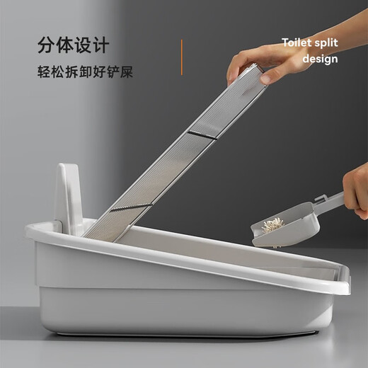 Hoopet Dog Toilet Anti-Fat Small Dog Stainless Steel Dog Sand Basin Urinal Basin Pet Special Toilet Dog Dog Shit Artifact M Code [Pad 21mm]