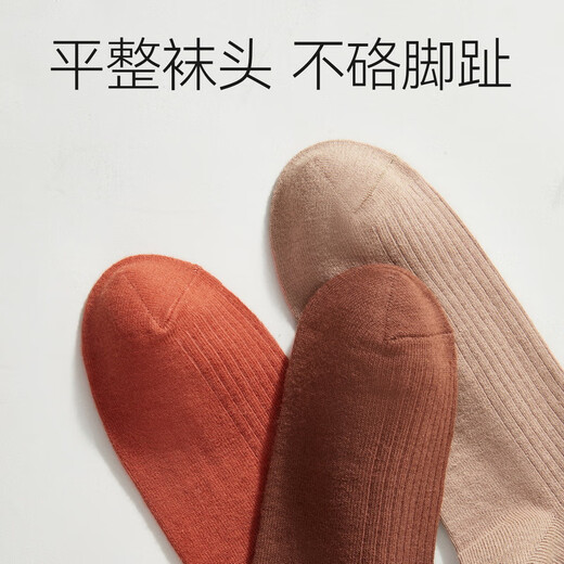 Catman Women's Socks Women's Autumn and Winter Mid-Tube Socks Women's 100% Cotton Pile Socks Antibacterial, Deodorant, Sweat-Absorbent and Versatile 5 Pairs