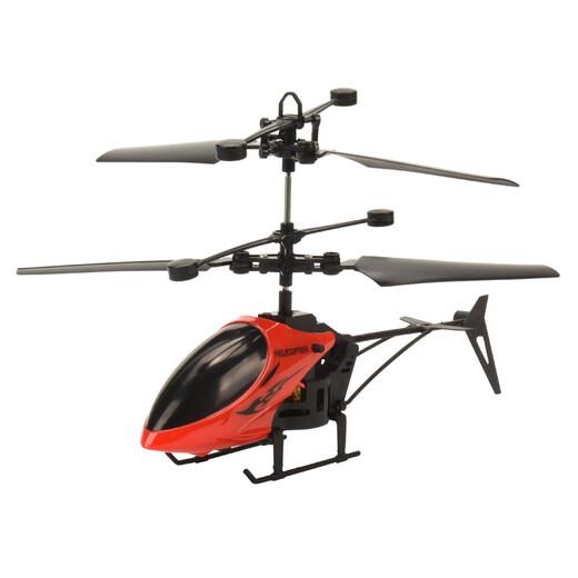 OLOEY induction helicopter aircraft colorful ball suspension remote control charging children's toys Induction yellow helicopter [naked installation] built-in USB charging cable