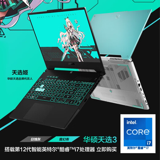 华硕（ASUS）天选3 2 飞行堡垒 二手笔记本 电脑 15.6英寸高颜值高性能电竞高端游戏本 L款：18款i5-8300H-16G-1050Ti 95成新