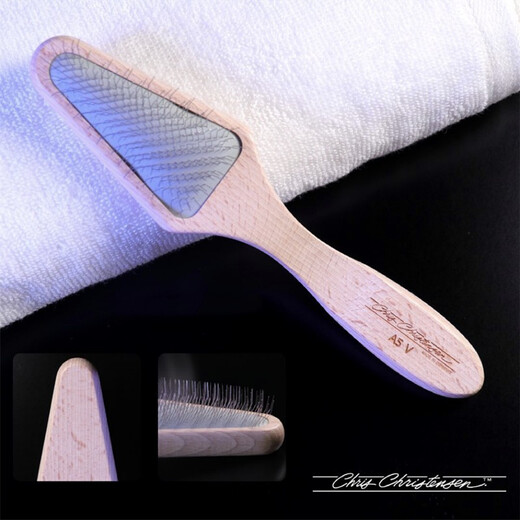 Chris Christensen Chris Christensen imported from the United States, a permanent needle comb for cats and dogs, a fluffy and fluffy hair comb for cats and dogs, suitable for facial elbows, a permanent triangle needle comb