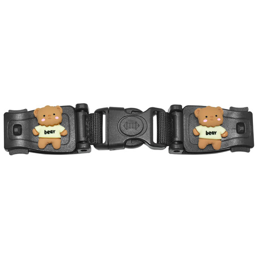 Dingbeqi Coche Accesorios de Asiento de Seguridad de Dibujos Animados para niños Soporte de Bloqueo Hebilla de Seguridad Hebilla de Pecho de bebé Cinturón de Seguridad antiestrangulamiento Hebilla de Bloqueo Negra Hamburguesa