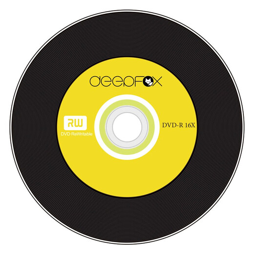深狐（Deepfox） DVD-R/CD刻录盘/光碟/空白光盘车载音乐盘4.7G16速10片装 DVD刻录光盘10片
