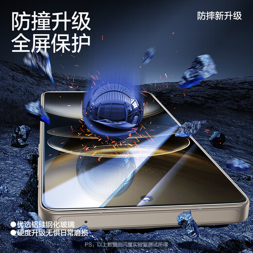 Flash Magic eignet sich für Vivo X100S Tempered Film Handy Film Vivo hochdefinitions explosionssicheres und Anti-Fingerabdruck nicht-poröser und Anti-Fall-Mobiltelefon-Schutzfilm [Vollbildmodus explosionsfest und Anti-Fingerabdruck] 2 Stück + Artefact Vivo X100s Temperierte Filmfilms mit Temperaturfilms mit Temperaturfilm-Film-Fingerabdrücken] 2 Stücke + Artefact Vivo X100S-Temperaturfilme