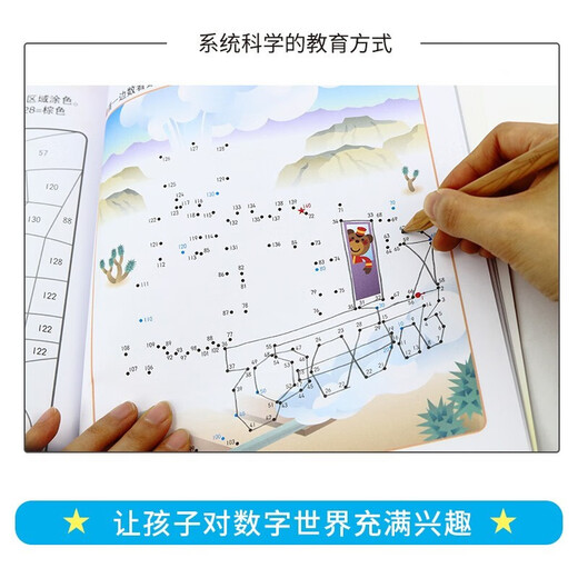 【包邮 正版现货】公文式教育：儿童数感思维培养游戏书 认数字1-701-120（套装2册） 儿童数感思维提升游戏书认数字1-120/1-150