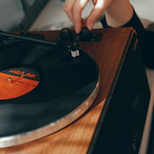 Syitren PARON PRO household all-in-one vinyl record player carbon fiber tone arm HIFi retro moving magnet gramophone Bluetooth speaker PARON PRO+ dust cover