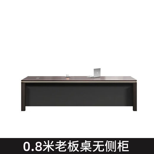 Light luxury boss desk office desk and chair combination simple modern president desk leadership office furniture manager executive desk 1.0 m * 0.6 m grand luxury boss table