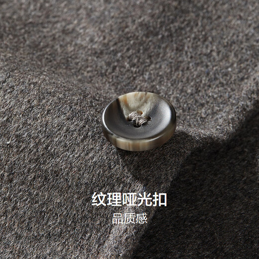 Red bean suit men [50% wool] 25 autumn new business high-end double-sided woolen single woolen jacket men Yunmo Black S1 M (170) Recommended 62-70 Jin [Jin equals 0.5 kg]