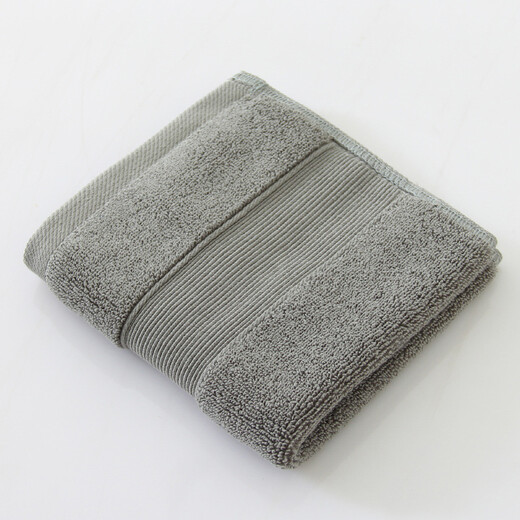 Full strength wide satin thickened imported and exported pure cotton towels custom logo solid color absorbent towels face towels high-end hotel towels can be customized yellow towels 160g (75*35)