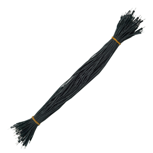 Throwing Stones 1P Rehearsal Dupont Wire 26AWG Silicone Insulated Wire High Temperature Resistant Electronic Wire Experiment Consumables 100 in a Bundle 20cm Wire Length 100/piece Black 30cm Male to Female