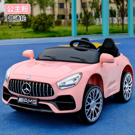 
Huiaotong Children's electric car four-wheel four-wheel drive car can be seated on a double remote control charging for men and women toys toys for children. Red dual-wheel drive + remote control + large battery