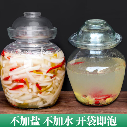 Shanjiuxiang Kimchi Eau musculaire Authentique Sichuan Kimchi Eau musculaire Kimchi Assaisonnement Pack Base Old Sour Eater SAVE MARINADE D'EAU SALÉE INTRODUCTION DROYAGE ET SAVER SAVER 681G * 2 BAGS [Convient pour 5 Jin [Jin Equal 0,5 kg] Récipient]
