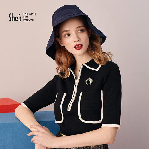 She s contrasting color dripping oil gardenia high-end women's brooch light luxury brooch brooch birthday gift for girlfriend