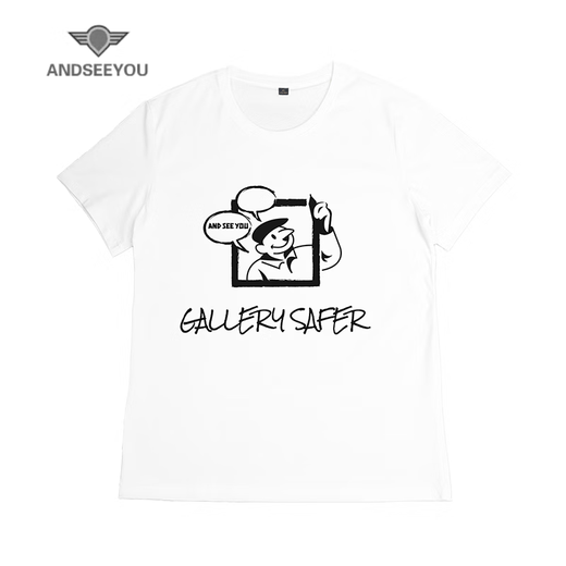 Camiseta sin género de manga corta de la marca Andseeyou, la nueva camiseta de tendencia nacional de moda de verano, modelos de modernas y transpirables modelos de modernas, blanco 2xl blanco, blanco 2xl
