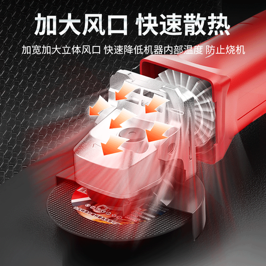 CIAA德国 角磨机切割机手磨机打磨机手砂轮机手持家用正品小型大功率 1050W六档调速款【豪华套餐】