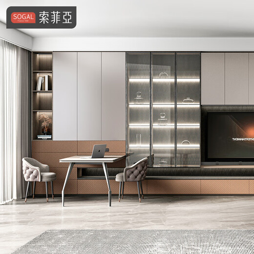 Sophia bedroom wardrobe light luxury master bedroom furniture large wardrobe swing door storage cloakroom whole house custom wardrobe cabinet custom gold