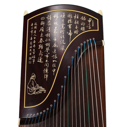 
Dunhuang brand guzheng 698J 698T 698O 5698JT high-end performance rank zheng Shanghai National Musical Instrument Factory 1 698T naive Yuanyun (calligraphy picture)