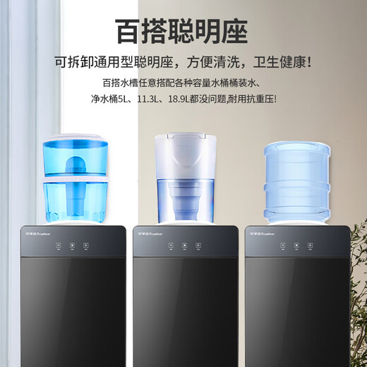 Royalstar Wasserspender Haushalt vertikales Büro Doppel-Türschrank Wasserspender warmer Typ YR-5x71