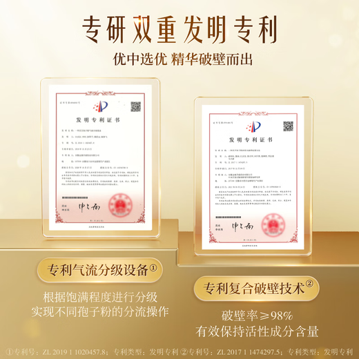 Tangcheng Beijian Infinite Ganoderma lucidum sporepulver verstärkt die Immunität und bricht die Wand Ganoderma lucidum spore öl postoperatives Tonikum für Menschen mittleren Alters und älteren Menschen. Erweiterte Version: 100*2 Flaschen Sporenpulver in insgesamt 200 Kapseln [50 Tage]