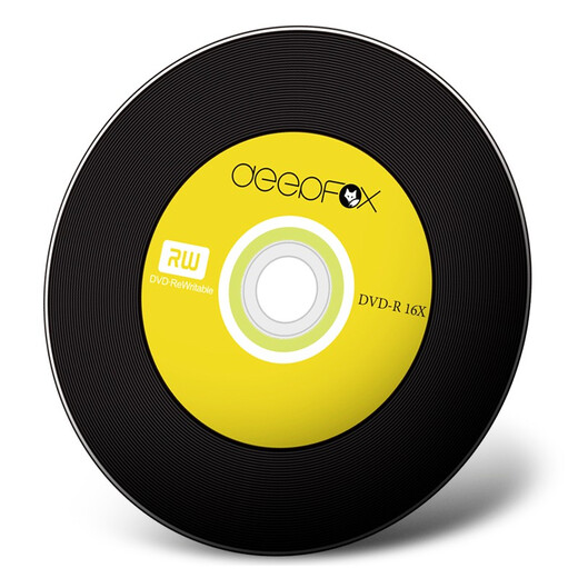 深狐（Deepfox） DVD-R/CD刻录盘/光碟/空白光盘车载音乐盘4.7G16速10片装 DVD刻录光盘10片