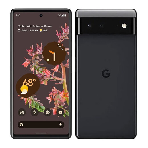 Google Pixel 6 American Android Smartphone NUEVO Versión internacional Versión en el extranjero Pixel 6 Storm Black 128GB