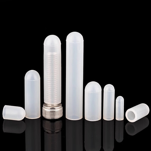 Jipindi silicone sleeve, high temperature resistant protective sleeve, screw anti-collision pipe sleeve, threaded sleeve, electroplating electrophoresis rubber dust cap M0.5*13 (50 pieces)