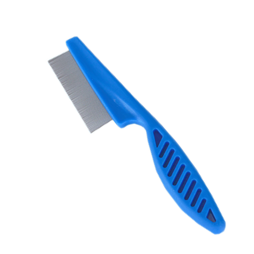 Pet Star Notes Pet Flea Comb, Fine Tooth Comb, Flea Comb, Cats and Dogs Eye Gum Comb, Blue Large Size