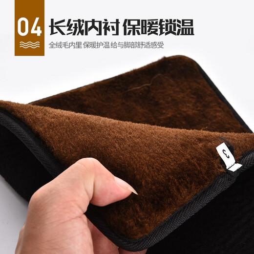 Chaoyu Luya fishing warm shoes men's outdoor waterproof anti-slip soles winter snow boots fishing shoes snow boots spike soles TD-1 with pockets (with spikes) 43