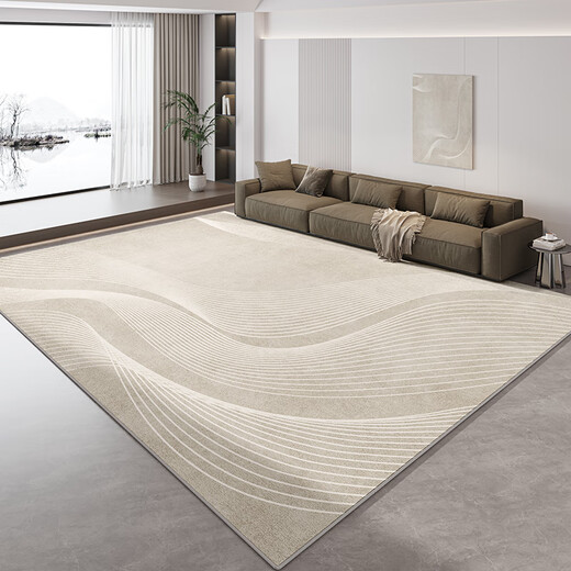 Sala de estar de runhuaniana alfombra de lujo 2024 nuevo impermeable sin sofá mesa de café de goma alfombrilla de goma