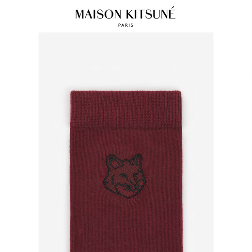 Maison Kitsune [Season Selection] Мужской жирный жирный цвет игривый вышивка Fox Patch Spatings P677 [Burro] L (40/45)