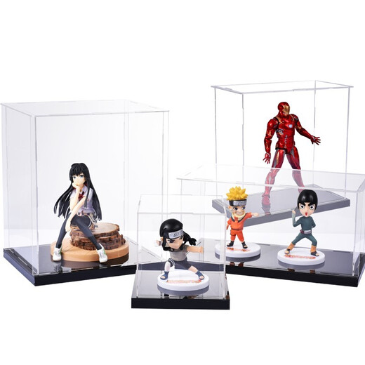 Spectrum animation Model display box Gundam figure toy high transparent acrylic glass dustproof storage box 18*14*30cm