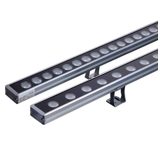 FuLuodi led wall washer outdoor waterproof indoor wedding spotlight outdoor sign exterior wall bridge lighting 24v 24W-24V one meter yellow light