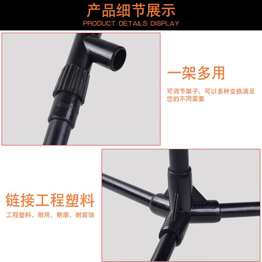 Yinghui (INVUI) standard badminton net frame portable removable folding student indoor outdoor home simple field blocking column standard doubles 6.1 meters