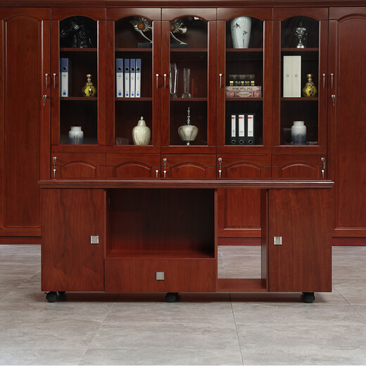 ZHONGWEI office furniture modern minimalist boss desk matching file cabinet information cabinet floor cabinet side cabinet 1.5 meters