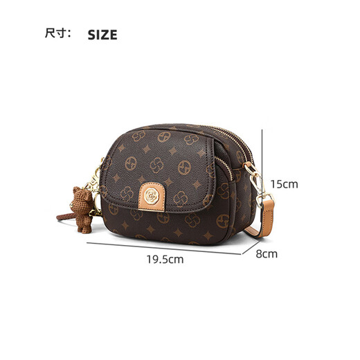 Sac à coups intelligents CK sac pour femmes sac incliné sac à bandoulière pour femmes Nouveau petit sac rond imprimé cadeau d'anniversaire de la Saint-Valentin.