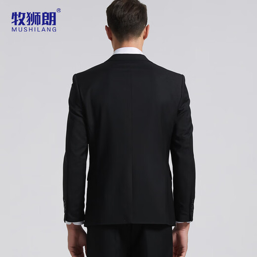 Mushilang suit men's slim professional formal suit business groomsmen suit groom suit wedding suit men's suit