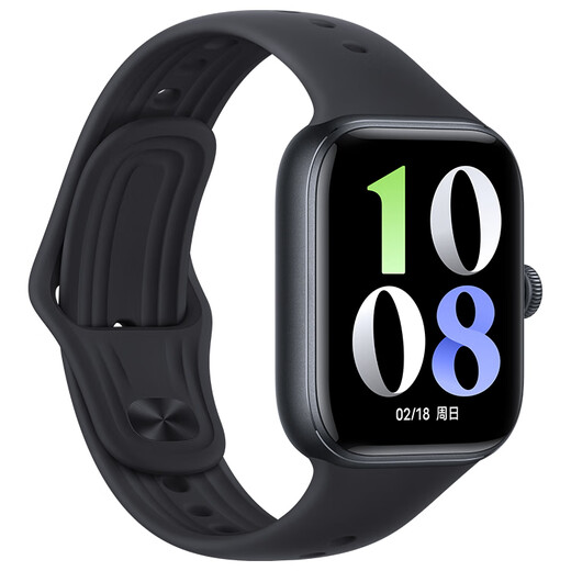 vivo WATCH GT 蓝牙版 夏夜黑软胶智能手表 蓝河操作系统AI体验超长续航 健康监测情人节礼物送男生