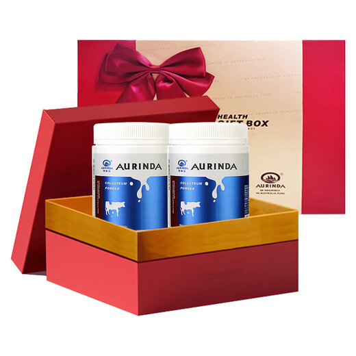 Aurinda Importada en polvo de polostrum inmunoglobulina LGG12000mg lactoferrina niños de mediana edad y ancianos 2 latas de calostro de calostro