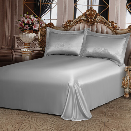 Sihuang Light Luxury шелк с четырьмя частями Большой жаккардовый 100% шелковой постельный тел.