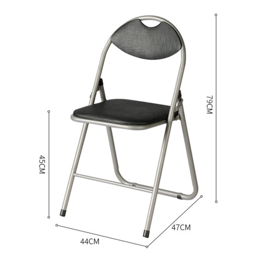 Huilejia Computer Chair Simple Fashion Folding Chair Simple Portable Conference Chair Black 22230