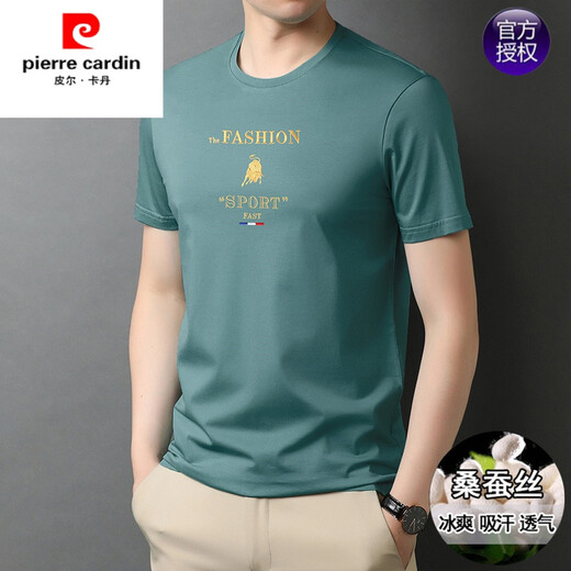 Pier Cardin T-shirt à manches courtes pour hommes à manche à manches courtes à manche à manches courtes à manche à manches à manches à manches à manches à manches à manchette en été TREND TEND 9920 SHANGQING [Version chinoise] 170 / L recommandée 120-135jin [Jin est égal à 0,5 kg] [version chinoise]