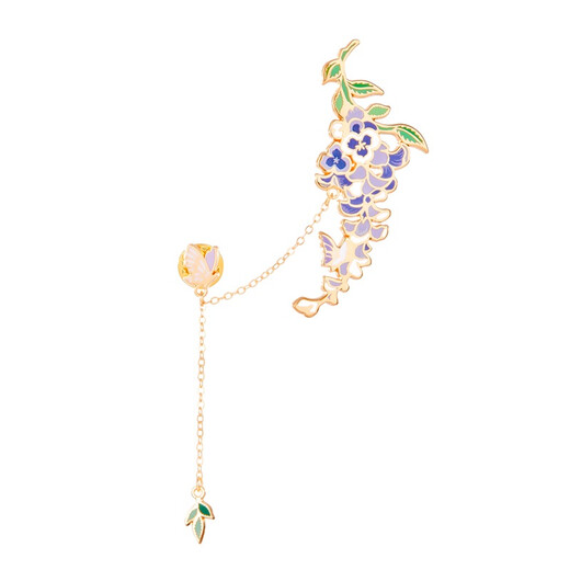 The palace’s good things, the Forbidden City’s Xunfang brooch, the design metal badge, the niche corsage, the museum’s cultural and creative girl’s birthday gift, Thanksgiving, Wisteria style